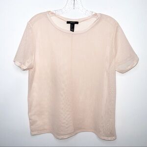 Sheer net tee